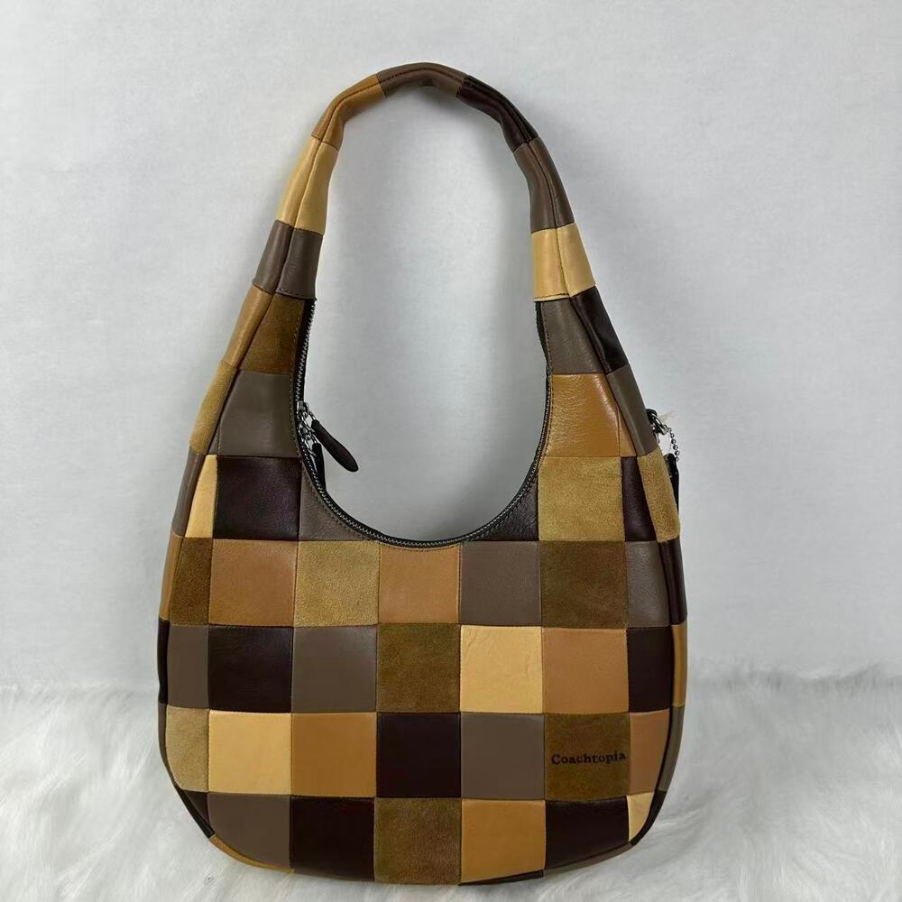 Coach Coachtopia Alter/Ego Crescent Shoulder Bag Leather Suede CCX57 Multi New